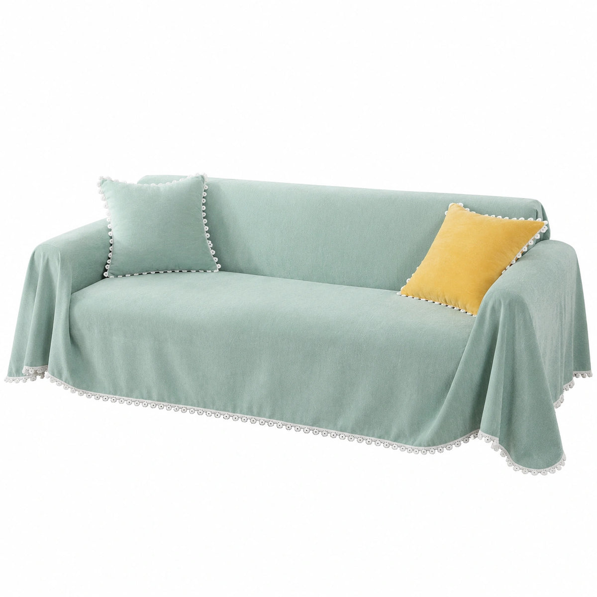Copertura Elegante per Divano Angolare con Chaise 2/3/4 Posti, Decorazione Perfetta per la Casa, 180x150 cm