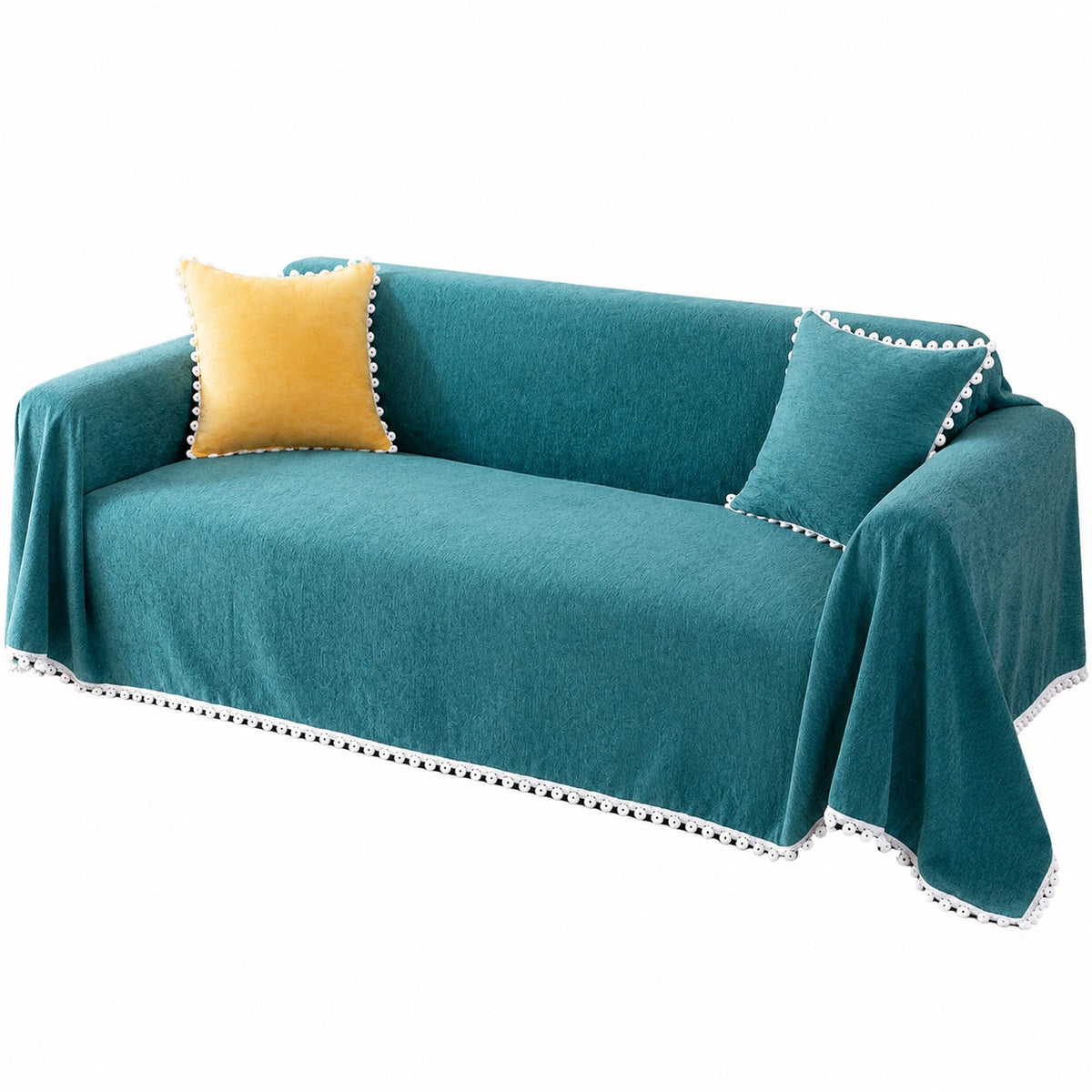 Copridivano angolare elasticizzato per divano con chaise longue, protezione decorativa per mobili, più taglie disponibili